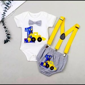 Boys 1st bday outfit